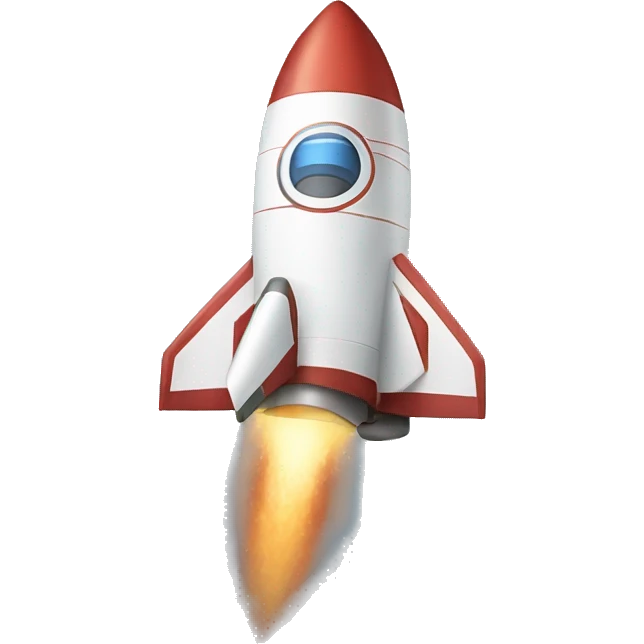 A cool rocket emoji emoji