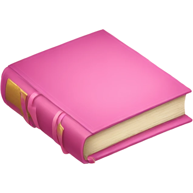 pink book emoji