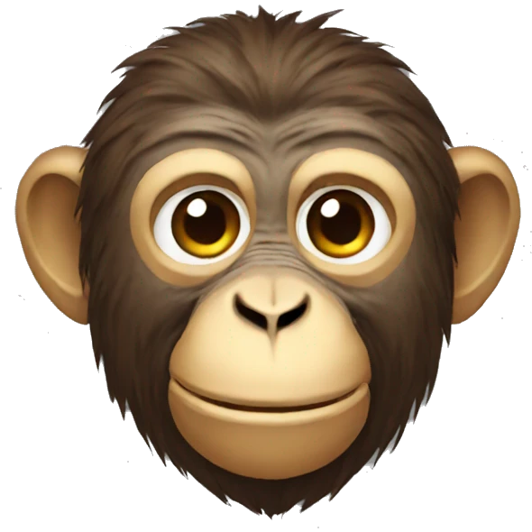 cool monkey head emoji