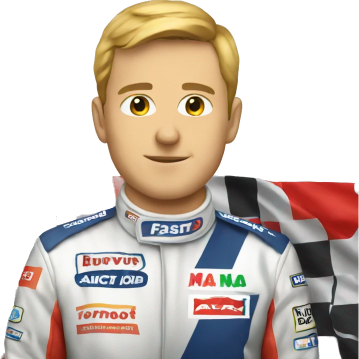 Car racer emoji