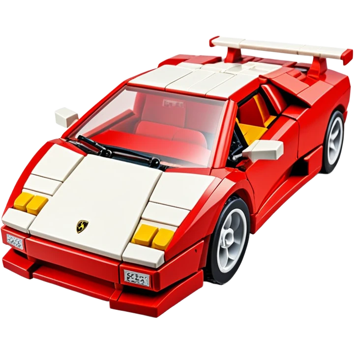Lamborghini Diablo Lego emoji