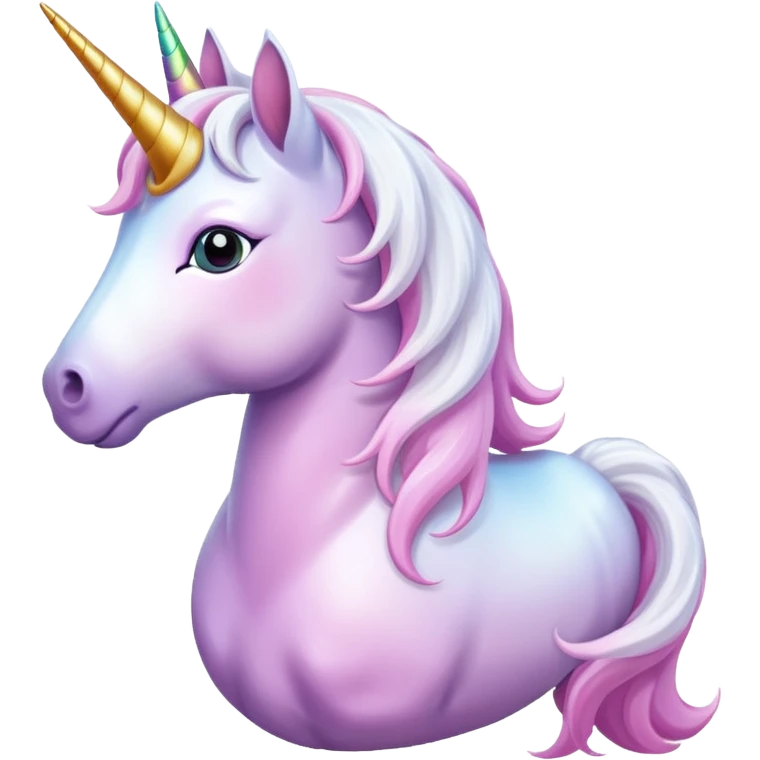 unicord with lomg hair emoji