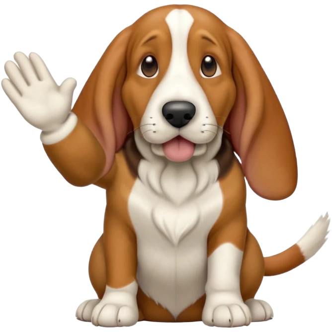 bassethound clapping animated emoji