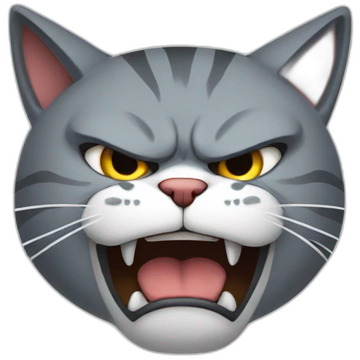 Angry cat emoji