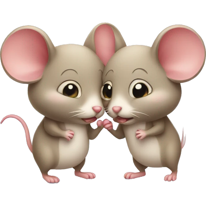 Two love Mouse emoji