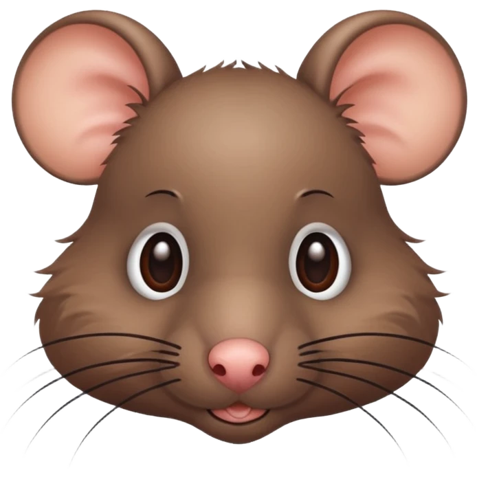 Rat with long eyelashes  emoji