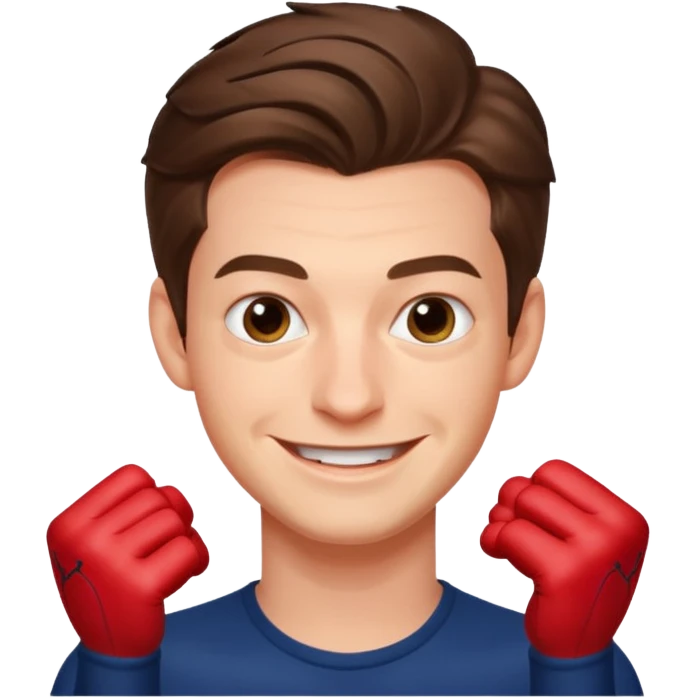 TOBY MAGUIRE AND ANDREW GARFIELD AND TOM HOLLAND emoji