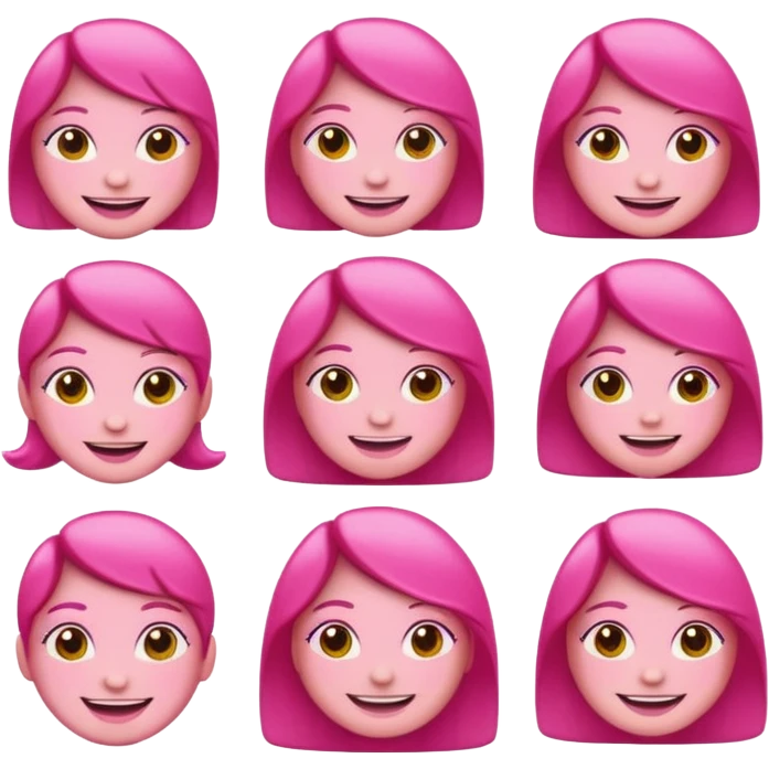 Pink commission emojis emoji