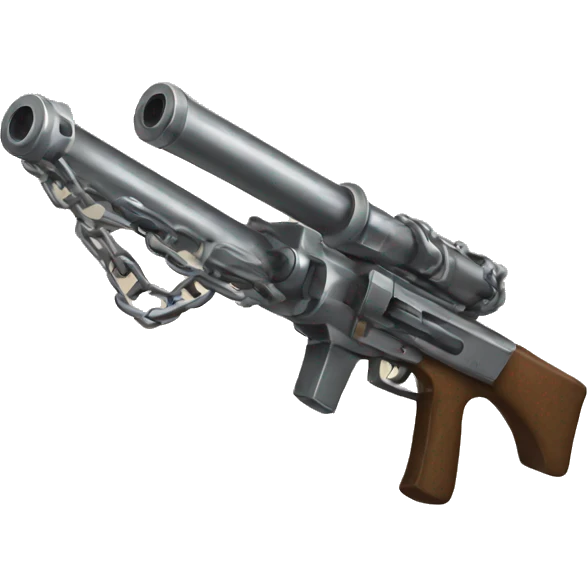 Chain gun emoji