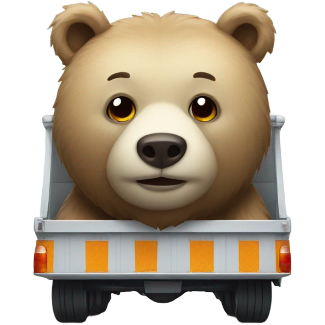 Bear truck emoji