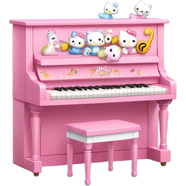 my sweet piano sanrio emoji