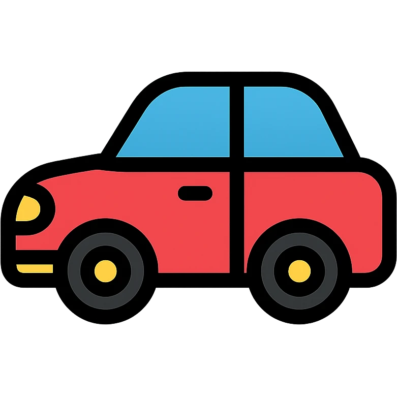 colored car icon emoji