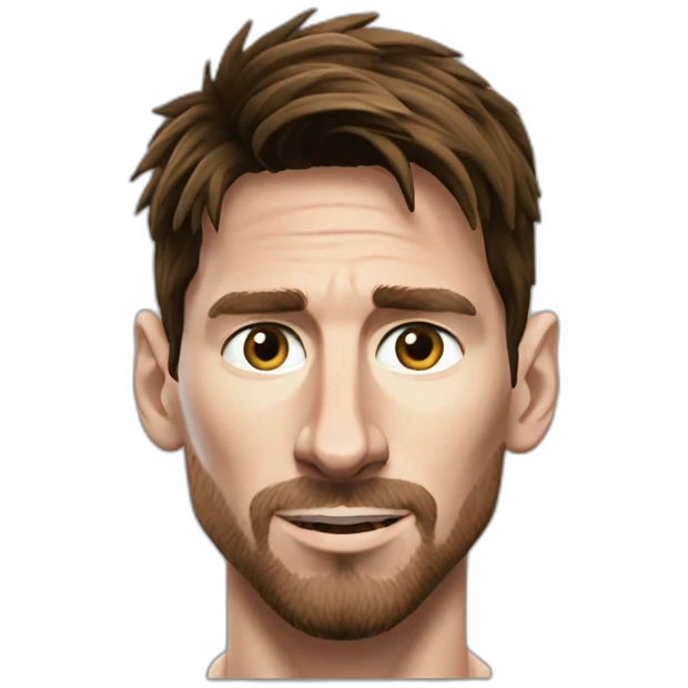 lionel messi like a god emoji
