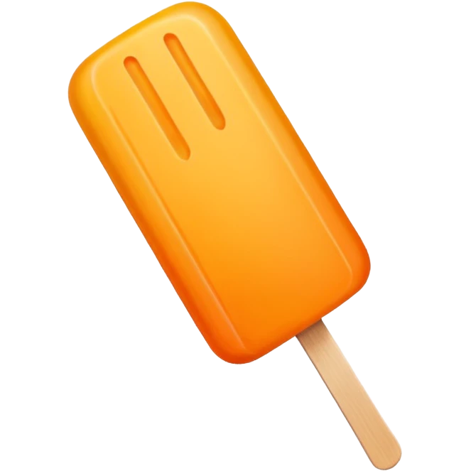 make a popsicles Mango emoji