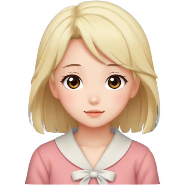 shoujo cute anime romance girl  emoji