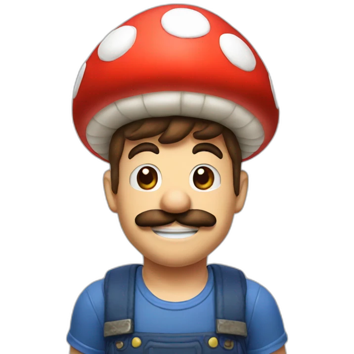 Mario shroom emoji