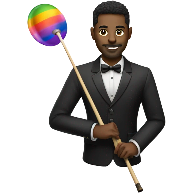 gay snooker player emoji