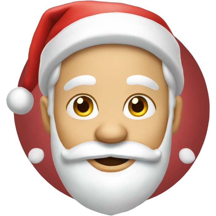 Santa cause face emoji