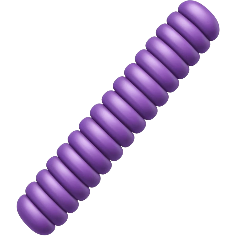 Multiple Lactobacillus bacteria emojis, thick rod shape, purple, soft fibrous texture, clean ingredient icon style
 emoji