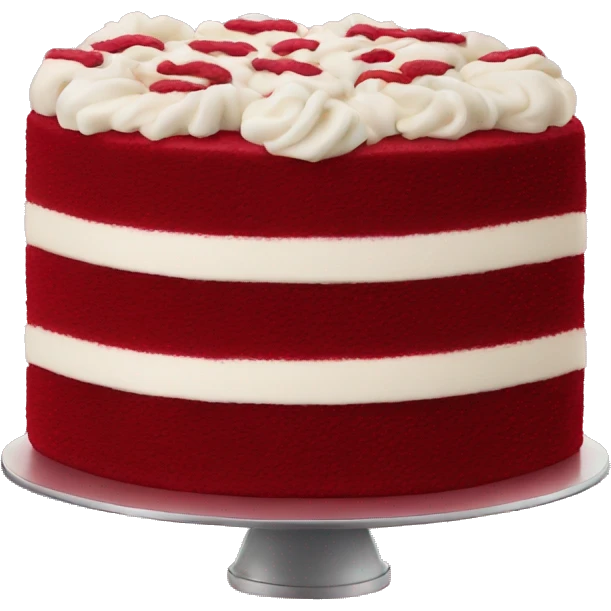 red velvet cake emoji