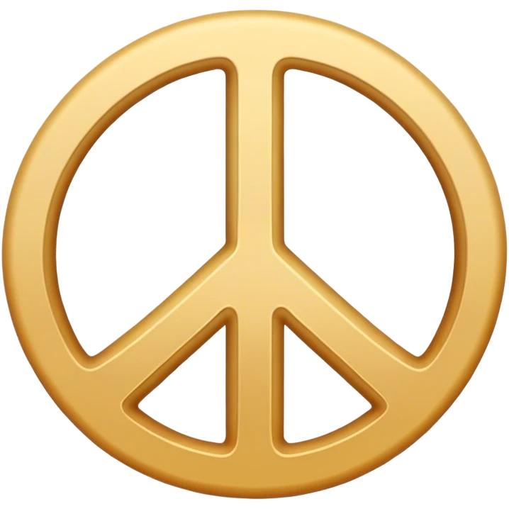 Create the word “Peace” emoji
