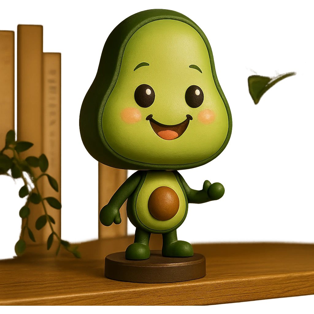 happy avocado emoji