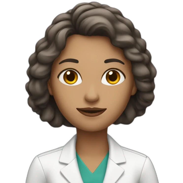 White woman with document on hand emoji