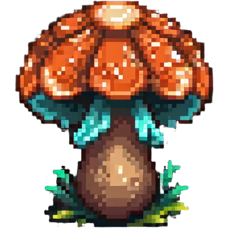 glowing mushroom emoji