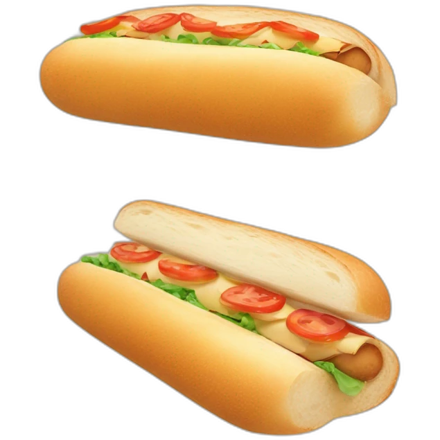 baguette sandwich emoji