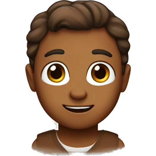 Cute brown best emoji