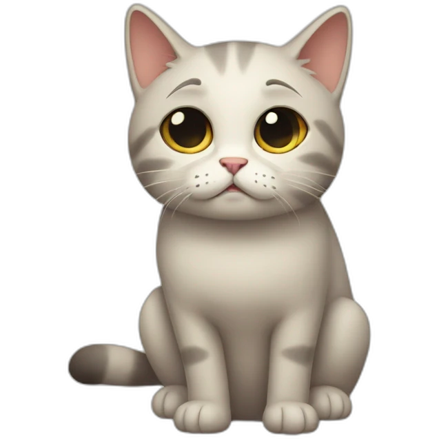 sad cat emoji