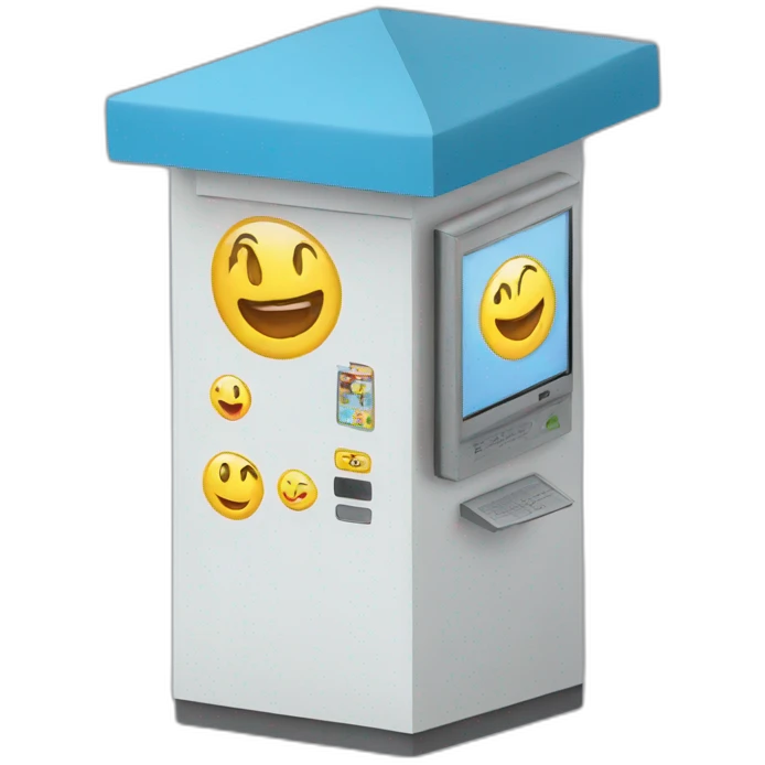 digital kiosk  emoji