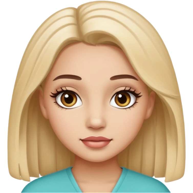 Lash extension artist girl  emoji