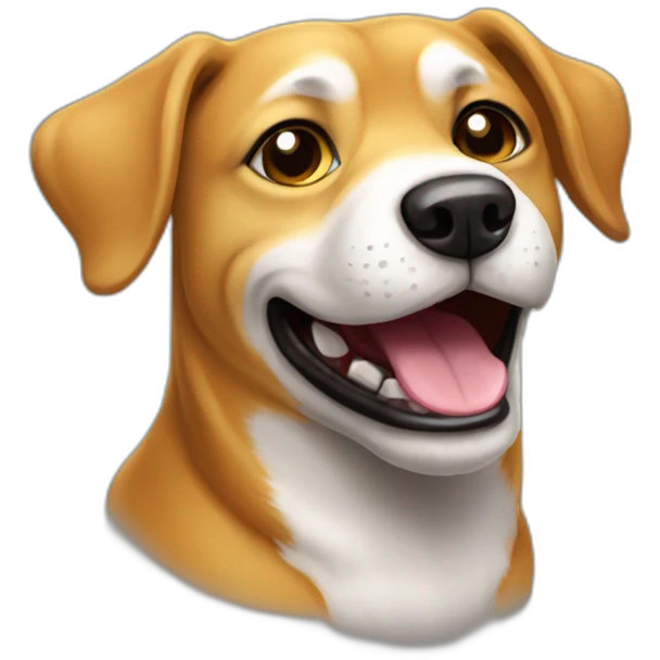 happy-bitcoin-dog emoji