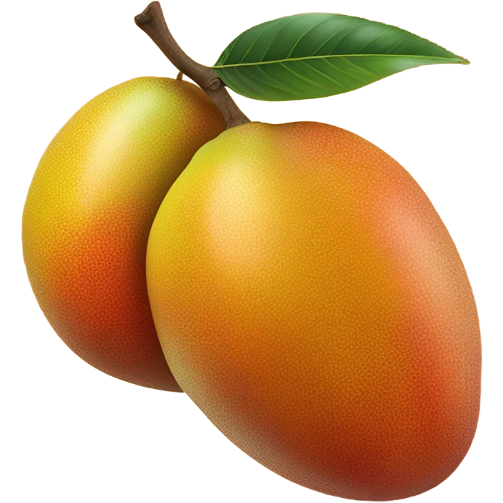 mango wearing musk emoji