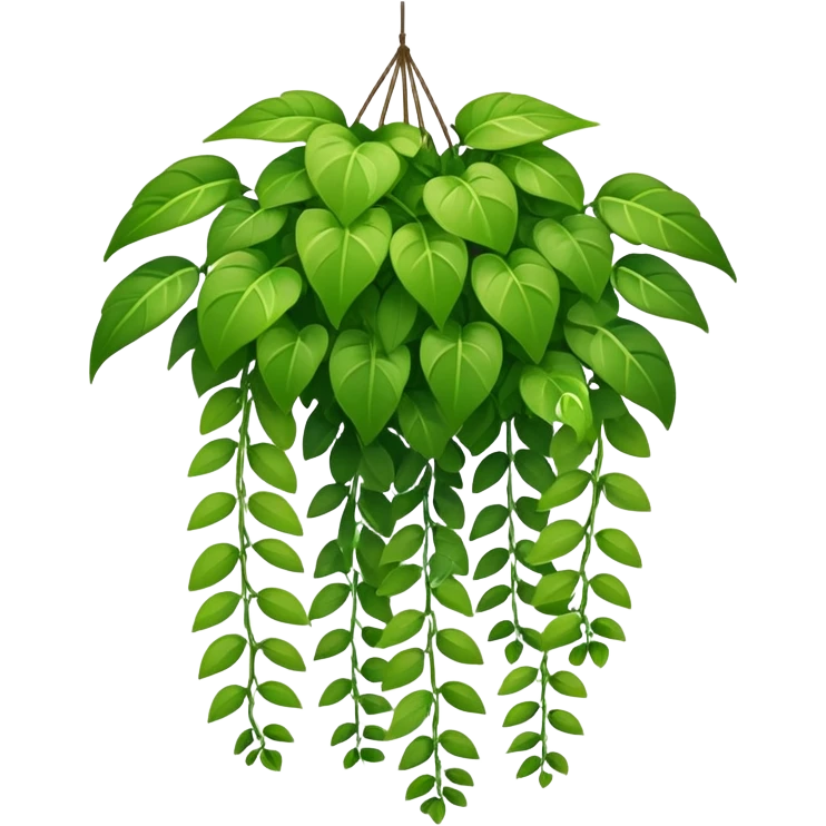 Hanging plant emoji