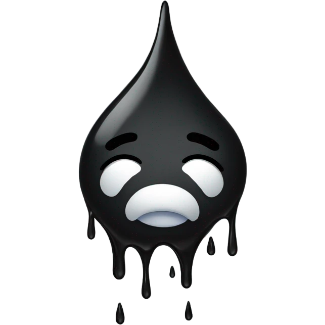 Black tears emoji