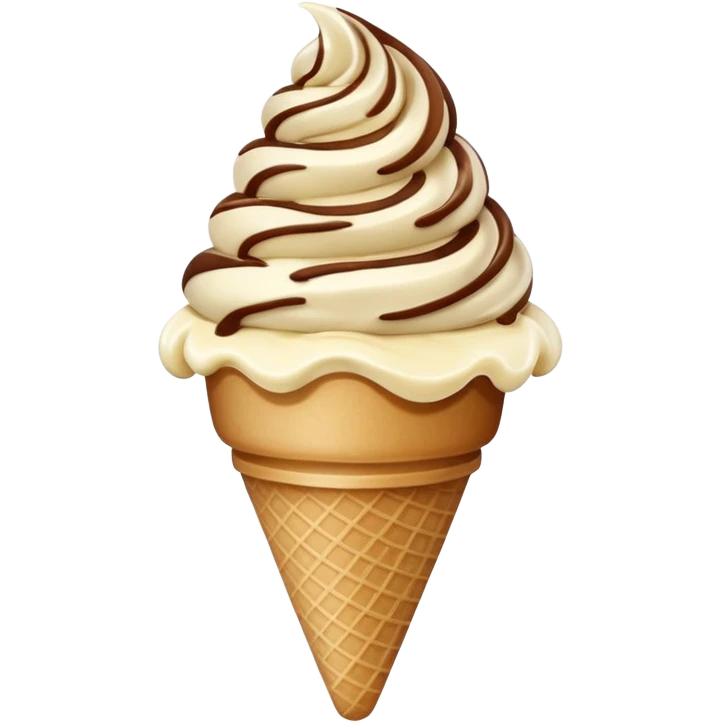 vanilla coffee christmas ice cream emoji