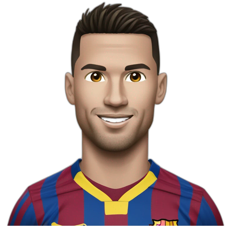 Ronaldo sur messi emoji