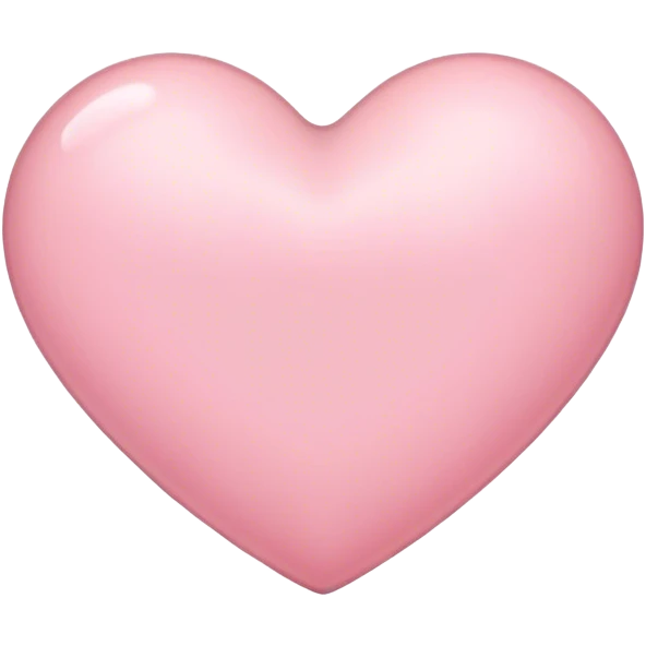 Light pink heart emoji