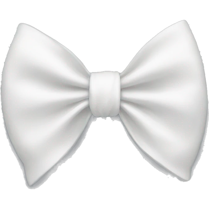 White bow emoji