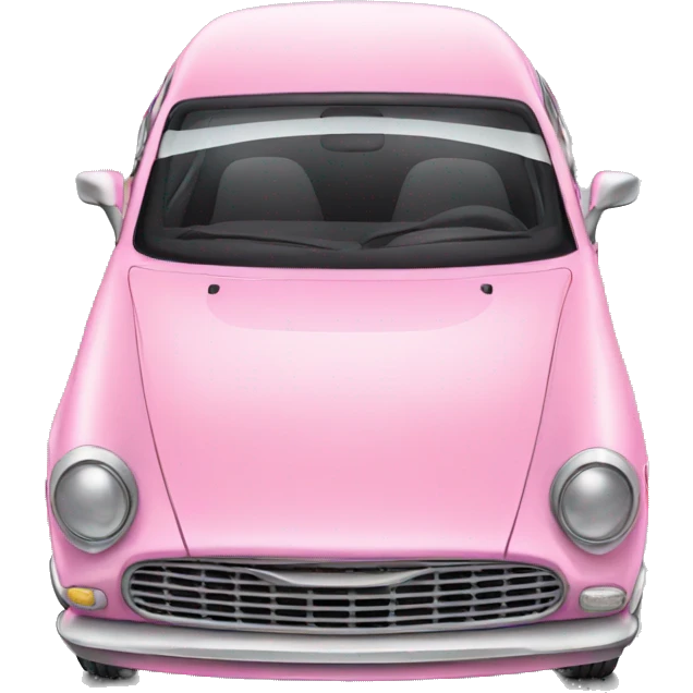 pink car  emoji