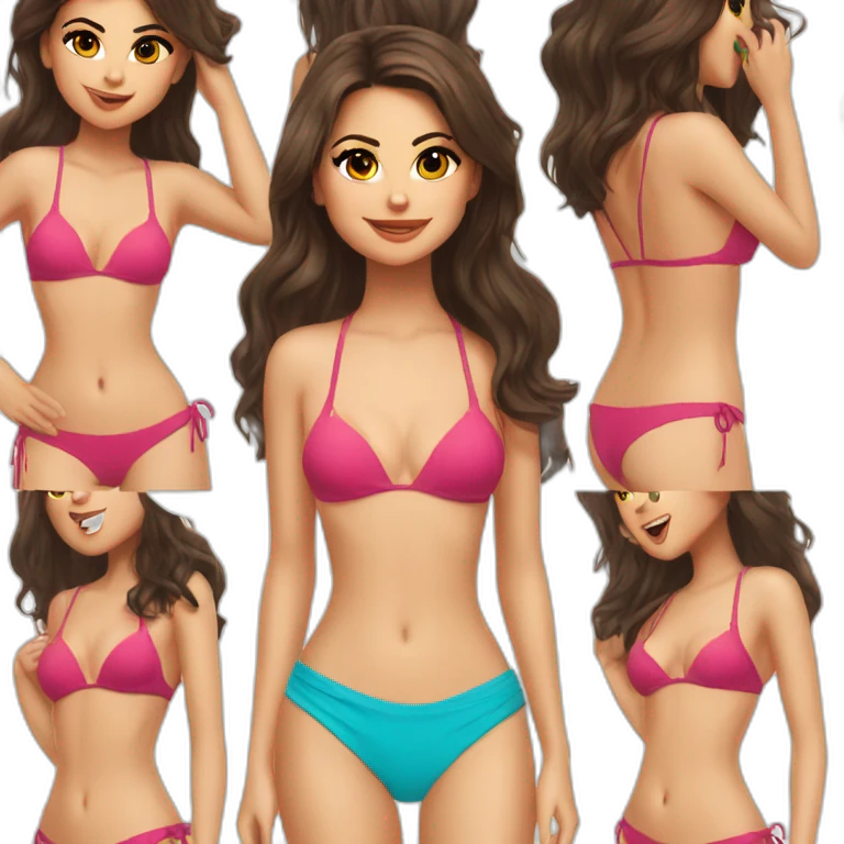 Selena Gomez en Bikini emoji