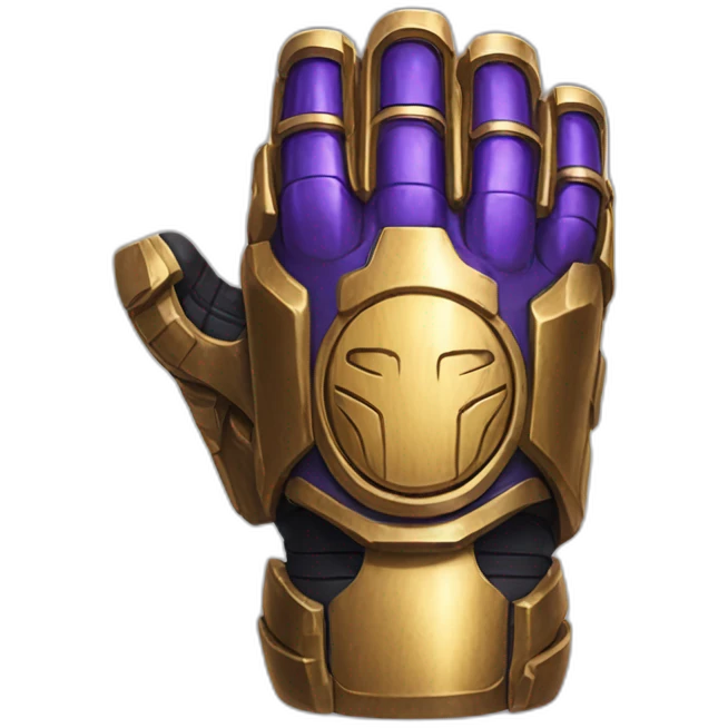 Thanos gauntlet emoji