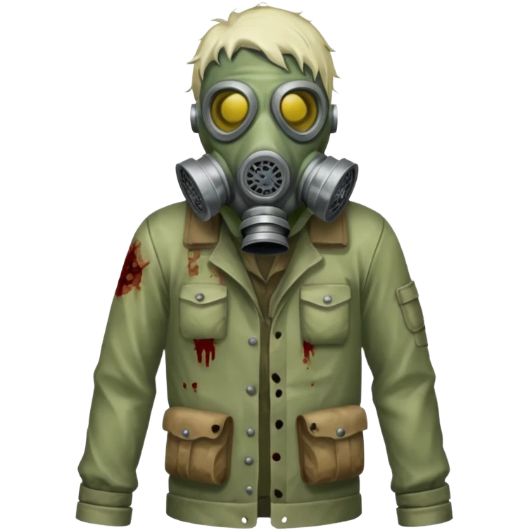 Zombie in gas masks emoji