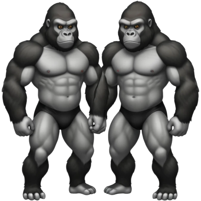 gorilas monkeys emoji