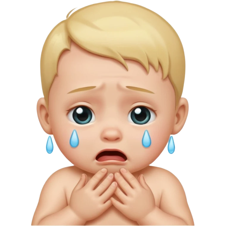 Bébé qui pleure emoji