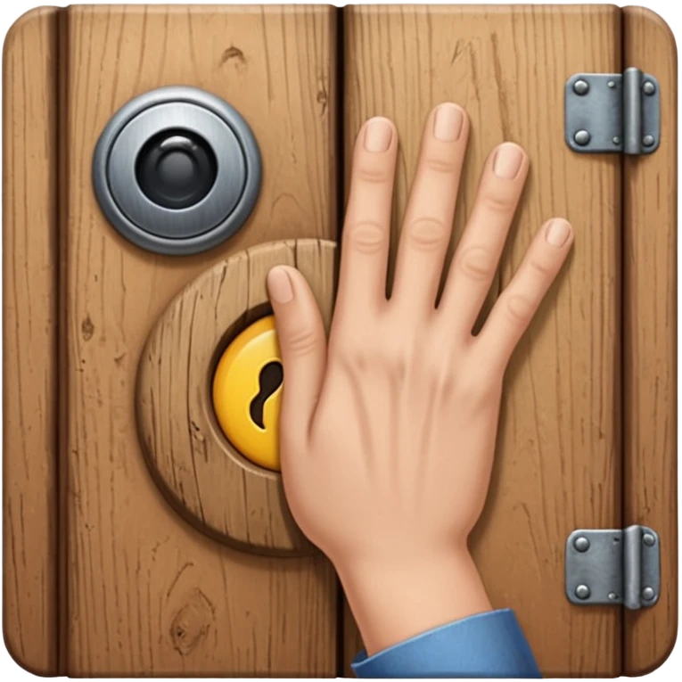 knocking the door emoji