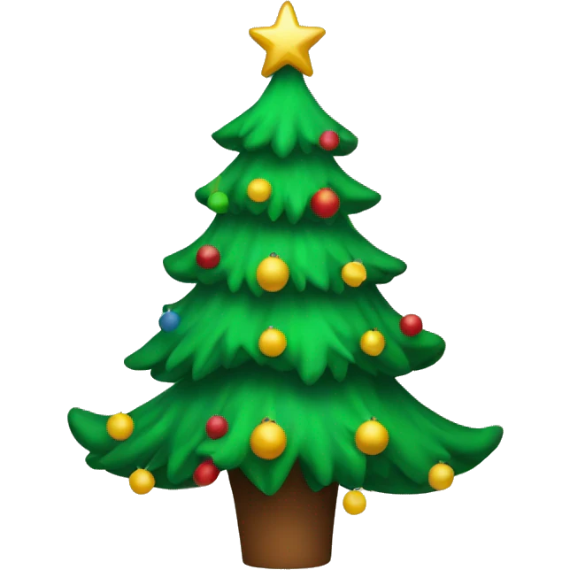 Christmas tree emoji