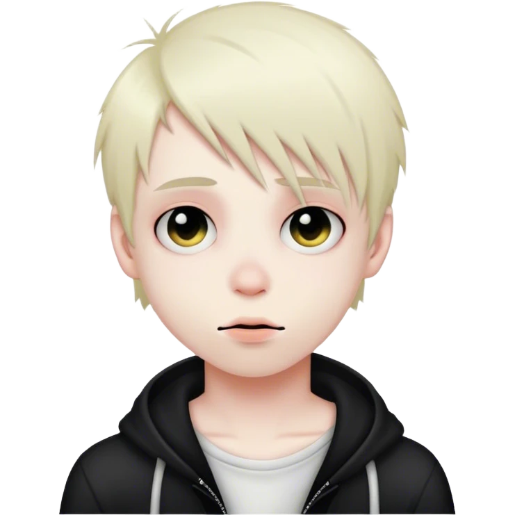 Emo boy full in love emoji